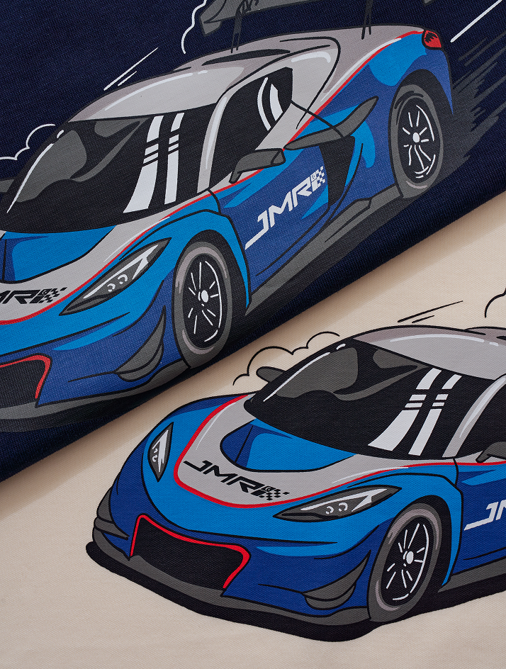 JMR Kids Graphic T-Shirt Navy Blue