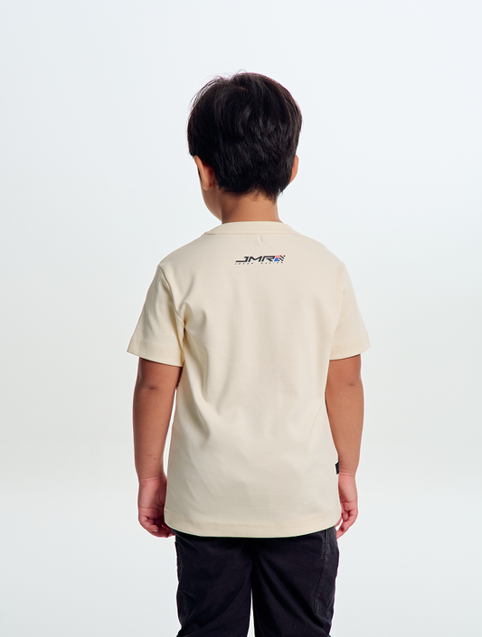 JMR Kids Graphic T-Shirt Cream