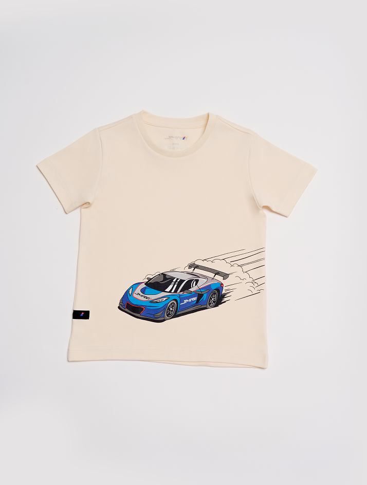 JMR Kids Graphic T-Shirt Cream