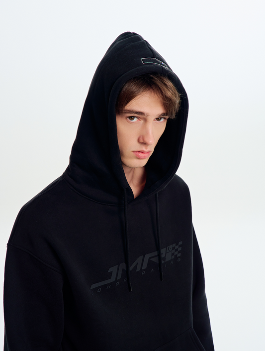 JMR Unisex Oversized Hoodie Black