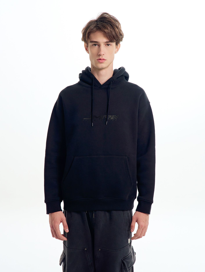 JMR Unisex Oversized Hoodie Black