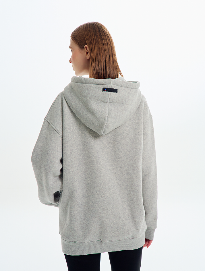 JMR Unisex Oversized Hoodie Grey
