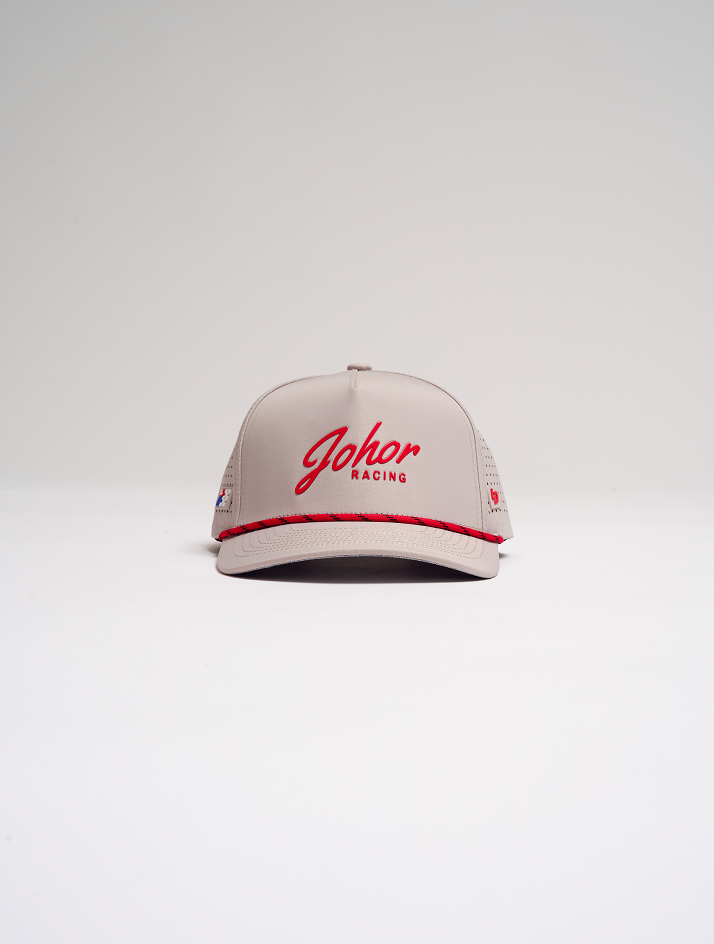 [JMR x Locked Down] ICON Flow Snapback Bone/Red